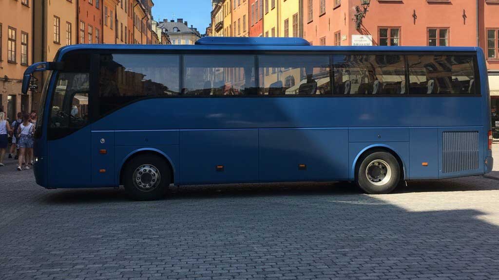 Gruppresa med buss i Sverige
