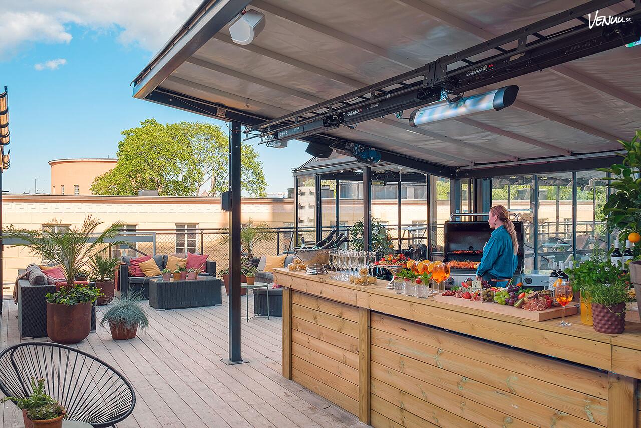 7A Odenplans takterrass bröllopsmiddag Stockholm