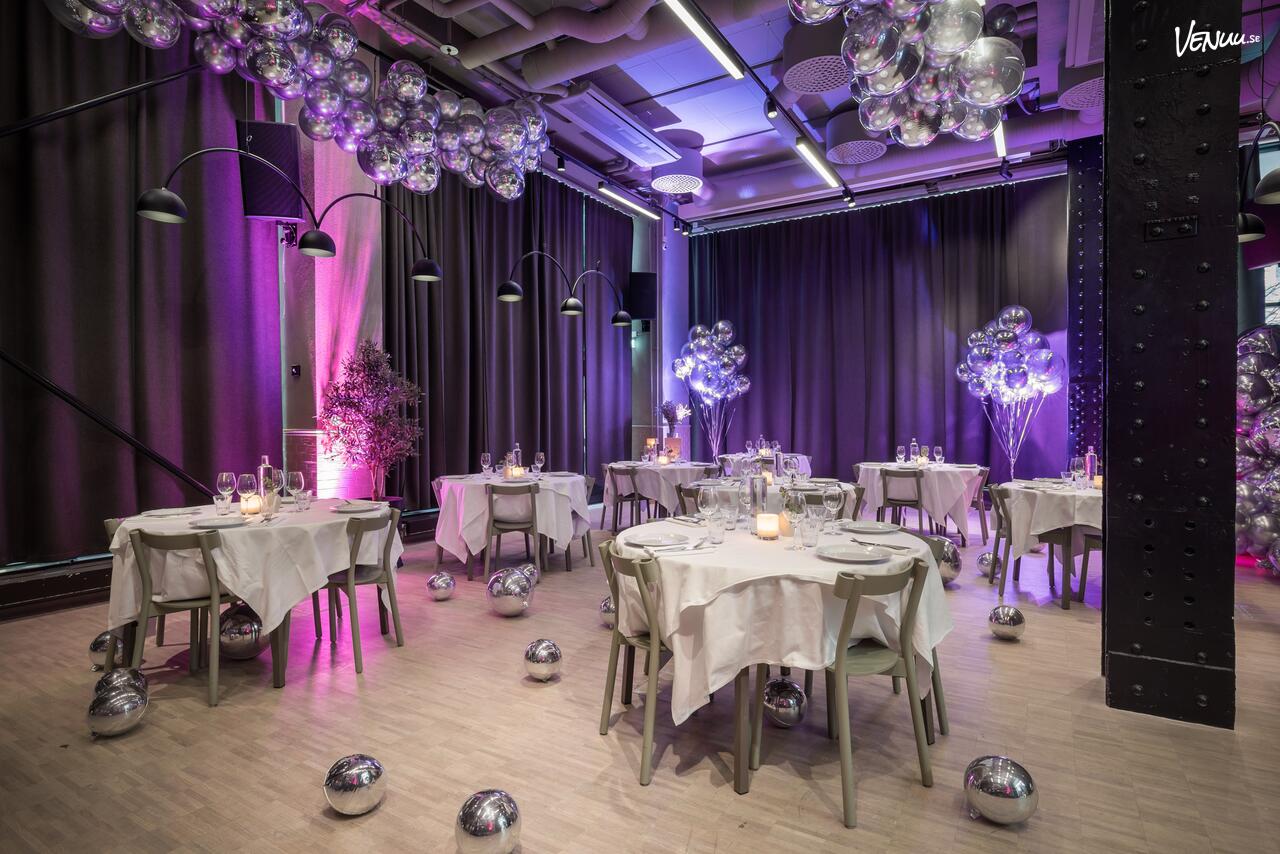 Usines chambre champagne bröllopsmiddag Stockholm