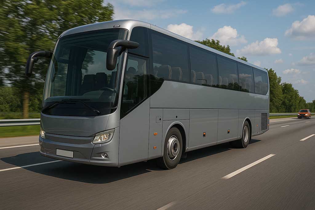 Buss på väg till Apelviken